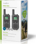 Nedis Walkie Talkie Set WLTK0500BK do 5km