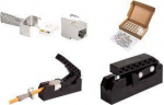 LogiLink Buchse Cat.6a Keystone 24er shielded short/narrow design - Kabel-/Adapter - Netzwerk