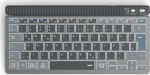 Hama WK-700, Kabellos, Bluetooth, scissor switch, QWERTZ, LED, Anthrazit, Schwarz, Blau