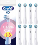 Oral-B iO Gentle Care replacement brushes 8 pcs, white