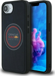 Case Red Bull Meshed Logo and Red Ring MagSafe do iPhone 16e navy blue