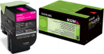 Lexmark RETURN PROGRAM TONER CARTRIDGE, 802M MAGENTA1K PGS F CX310