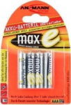1x4 Ansmann maxE NiMH rech. bat. Micro AAA 800 mAh 5035042