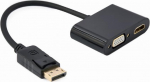 I/O ADAPTER DISPLAYP. TO HDMI/VGA A-DPM-HDMIFVGAF-01 GEMBIRD