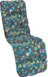 Cushion for chair BADEN-BADEN 48 x 165 cm, blooming flowers