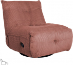 Recliner leisure chair WIN-WIN with manual mechanism, pink