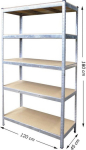 MICHELIN STORAGE SHELF 1800X1200X450 265KG