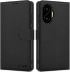 Kaitse&uuml;mbris kaanega Wallet, Xiaomi Poco F7, must, Tech-Protect