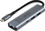 LINDY USB 3.2 Gen 2 Typ C Hub & Gigabit Ethernet