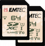 Emtec SDXC 64GB UHS-I U1 V10 Outdoor 2 pcs