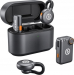 Hollyland LARK M2S Mini Combo wireless lavalier microphone, star grey