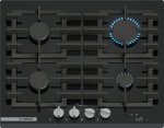 BOS Bosch PRP6A6H40 hob Black Built-in 60 cm Gas 4 zone(s)