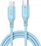 Kabel USB C do Lightning Forcell F-Energy PD 3A 27W Silicone 1 m C346 niebieski
