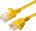 MicroConnect U/UTP CAT6A Slim 0.15M Yellow
