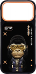 Case Nimmy Cool&Cute 2.0 Gorilla do iPhone 17 Pro Max czarny