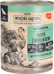WIEJSKA ZAGRODA Turkey with rabbit - wet dog food - 800g