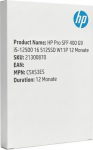 HP Pro SFF 400 G9 i5-12500 16/512GB W11P 12 Months