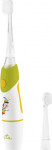 ETA Toothbrush | Sonetic ETA071090040 | Battery operated | For kids | Number of brush heads included 2 | Number of teeth brushing modes 1 | Green/White