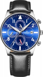 Giewont Men's Chronograph Sapphire Watch GW5630-A3 / black/blue
