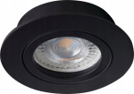 Kanlux Adjustable ceiling eyelet DALLA DTO-B without frame Gx5.3/GU10 max 10W czarny 22436