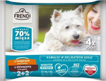 FRENDI Turkey and game pieces in a delicate sauce - wet dog food - 4x100g