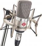 Neumann TLM 102 NI Studio-Set - large-diaphragm condenser microphone with shock mount, nickel