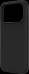 JUST MUST REGULAR DEFENSE SILICONE with MAGSAFE for iPhone 17 Pro Black, clear