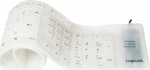 Logilink Tastatur USB / PS/2 Flexible Waterproof white