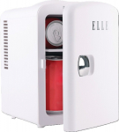 ELLE Home Mini Fridge ESDAF101WHEU 4L White