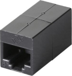 Black Box CAT 6 BLACK STRAIGHT THROUGH, COUPLER FM609, CAT6, Black