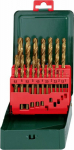 Metabo metal drill bit HSS walcowe 1.5 2 7 4.5 4 5.5 5 1 3 2.5 3.5 6 10 6.5 7.5 8 8.5 9 9.5mm zestaw (627156000)