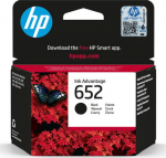 HP INK CARTRIDGE NO 652 BLACK, HU