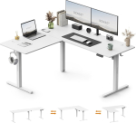 Desk SENSE7 Nojo Light Corner White 160 cm x 140 cm White