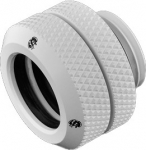 Bitspower Multi-Link Adapter Anschluss gerade G1/4 Zoll AG auf 12mm AD Hardtube - wei&szlig;