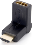 Equip HDMI bend adapter 1920x1080/60Hz St/Bu 180&deg; schwarz Polybeutel