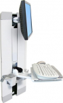 ERGOTRON STYLEVIEW VERTICAL LIFT WHITE, PATIENT ROOM