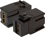 EFB Elektronik EFB Keystone Einbauadapter HDMI A - A, schwarz