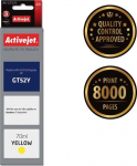Activejet AH-GT52Y Ink Bottle (Replaces HP GT52Y M0H56AE; Supreme; 70 ml; 8000 pages, yellow)