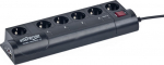 gembird Steckdosenleiste 6fach &Uuml;-Schutz/user programmable./USB-An