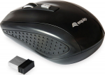 Equip Travel Mouse Wireless USB-A + 4Tasten L+R schwarz