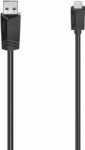 Kabel USB Hama USB-A - microUSB 3 m Czarny (002006090000)