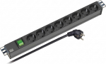 EFB Elektronik EFB-Elektronik - Steckdosenleiste (Rack - mountable) - Eingabe, Input type L - output terminals: 8 (8 x Typ F/L)