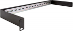 Delock 66883 cable organizer Rack, Cable rail Black 1 pc(s)