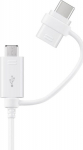 Samsung Datenkabel Micro-USB zu USB-A inkl USB-C Adapter - bulk