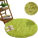 Strado Shaggy Round Carpet 300x300 GreenGrass (Green) uniwe