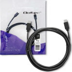 Kabel USB Qoltec USB-C - USB-C 1.4 m Czarny (52350)
