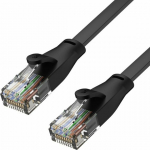 Unitek RJ45 - RJ45, Cat.6, 0.5m, czarny (C1808GBK)