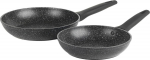 Russell Hobbs RH00490MOB 20&24CM MARBLE FRYPAN - BLACK