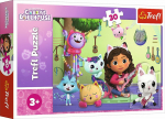 Trefl Puzzle 30 element?w Gabi and her charming house, Koci Domek Gabi