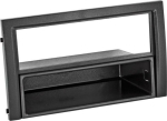 2GO ACV 2-DIN  Asennuspaneeli lokerolla - Skoda Fabia 2004 - 2007 Musta 100625